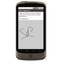 Android (2.0+): Daily Home Healthcare Notes Form - Deluxe™ Mobile App (Example 5)