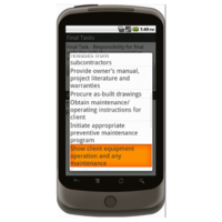 Android: Project Closeout Checklist - Construction Forms for Contractors Mobile App (Example 3)