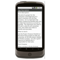 Android: Project Closeout Checklist - Construction Forms for Contractors Mobile App (Example 4)