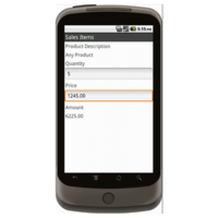 Android: Sales Order Form (Canada) Mobile App (Example 2)