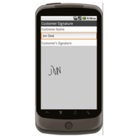 Android: Sales Order Form (Canada) Mobile App (Example 4)