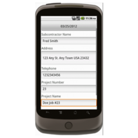 Android: Conditional Waiver and Release of Lien Upon Final Payment - Construction Forms for Contractors Mobile App (Example 1)