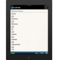 iPhone or iPad (iOS): Medical History Mobile App (Example 2)