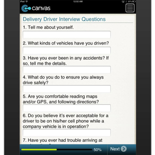 Delivery Driver Interview Questions - BusinessFormTemplate ...