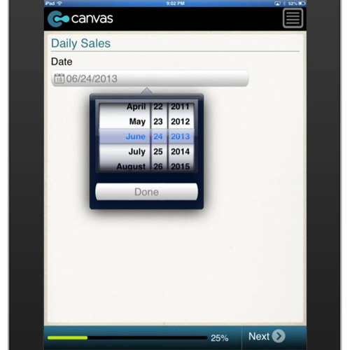 daily sales app