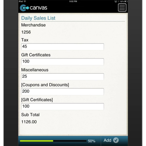 daily sales app