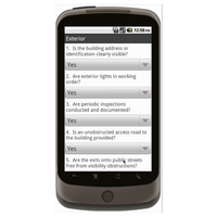 Android (1.5 - pre1.6): Building Inspection Checklist Mobile App (Example 1)