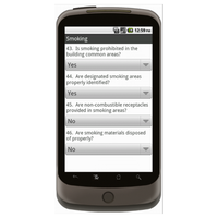 Android (1.5 - pre1.6): Building Inspection Checklist Mobile App (Example 3)