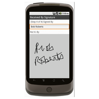 Android (1.5 - pre1.6): Sporting Goods Register Form - Deluxe 2522 Mobile App (Example 4)