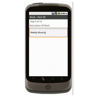 Android (1.5 - pre1.6): Landscaping Work Order - Deluxe 6570 Mobile App (Example 3)