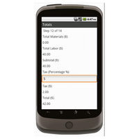 Android (1.5 - pre1.6): Landscaping Work Order - Deluxe 6570 Mobile App (Example 4)