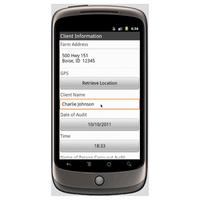 Android (1.5 - pre1.6): Farm Health & Safety Audit - Safety-Link Mobile App (Example 1)