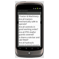 Android (1.5 - pre1.6): Farm Health & Safety Audit - Safety-Link Mobile App (Example 2)