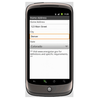 Android (1.5 - pre1.6): ENERGY STAR Qualified Homes V3 HVAC System Quality Installation Rater Checklist - Florida Mobile App (Example 1)