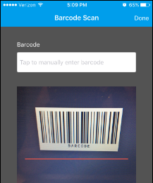 Canvas Barcode Scanning