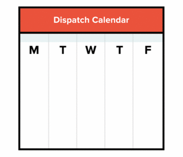 Dispatch Calendar Animation