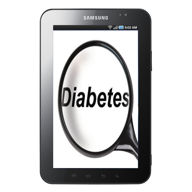 Samsung Tab Tracks Diabetes Supplies