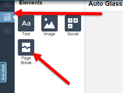Canvas PDF Designer - Page Break