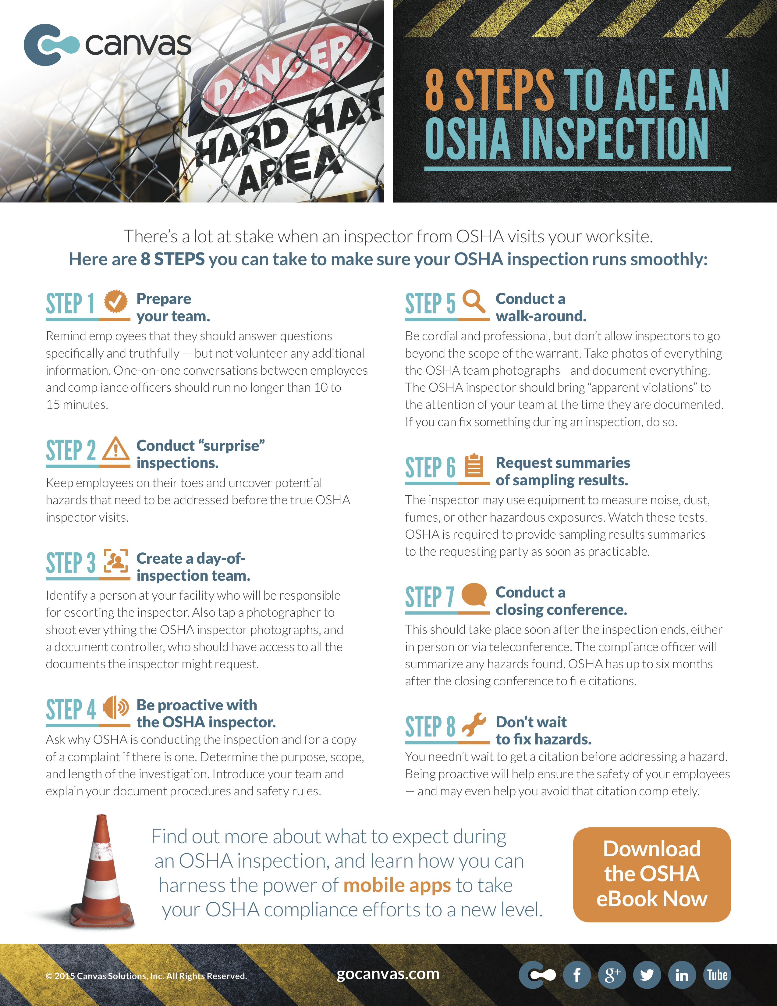 8 Steps to Ace an OSHA Inspection