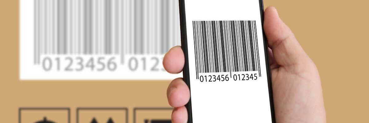 Phone scanning a barcode