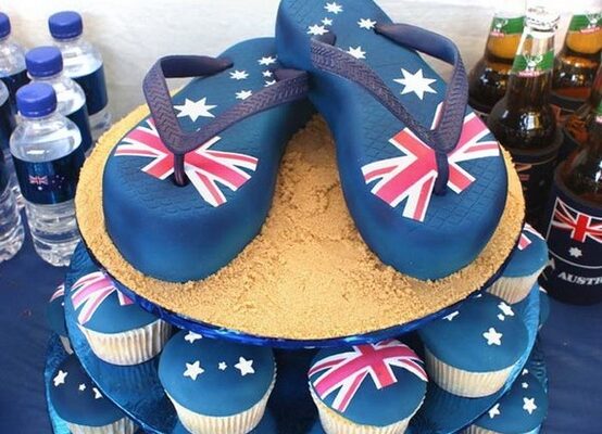 Ritika's Sweet Little Bakery - INDIA to AUS ✈ Australia theme cake 😎 🎀  Everything is 