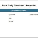 basic daily timesheet form