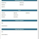 weekly timesheet form template
