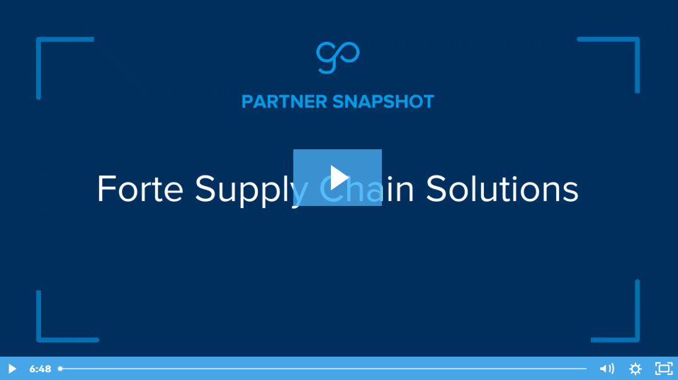 Forte Supply Chain Solutions Partner Video